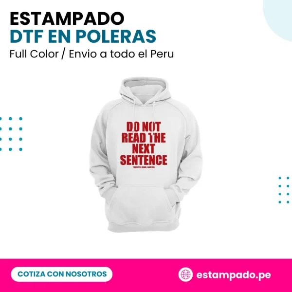 Estampado DTF en Poleras